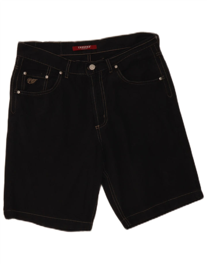 Pantaloni scurți casual pentru bărbați Carrera W32 bumbac mediu negru