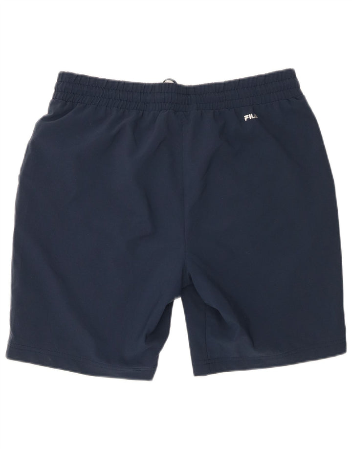 Pantaloni scurti sport Fila pentru femei UK 16, mari, bleumarin, poliester