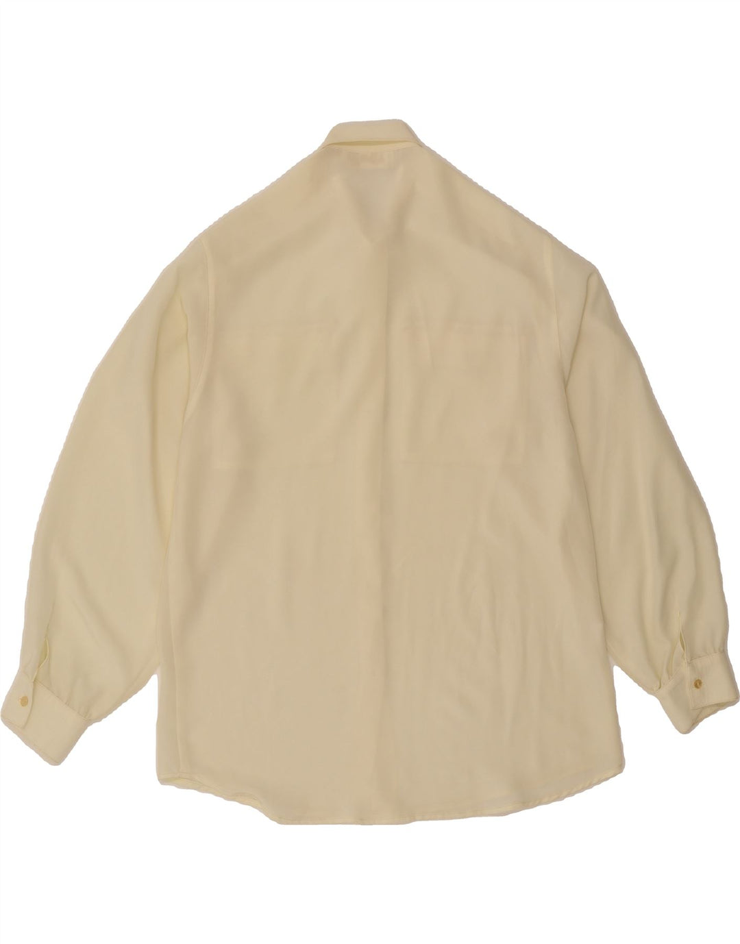VINTAGE Womens Shirt Blouse UK 14 Large Off White Vintage Vintage and Second-Hand Vintage from Messina Hembry 