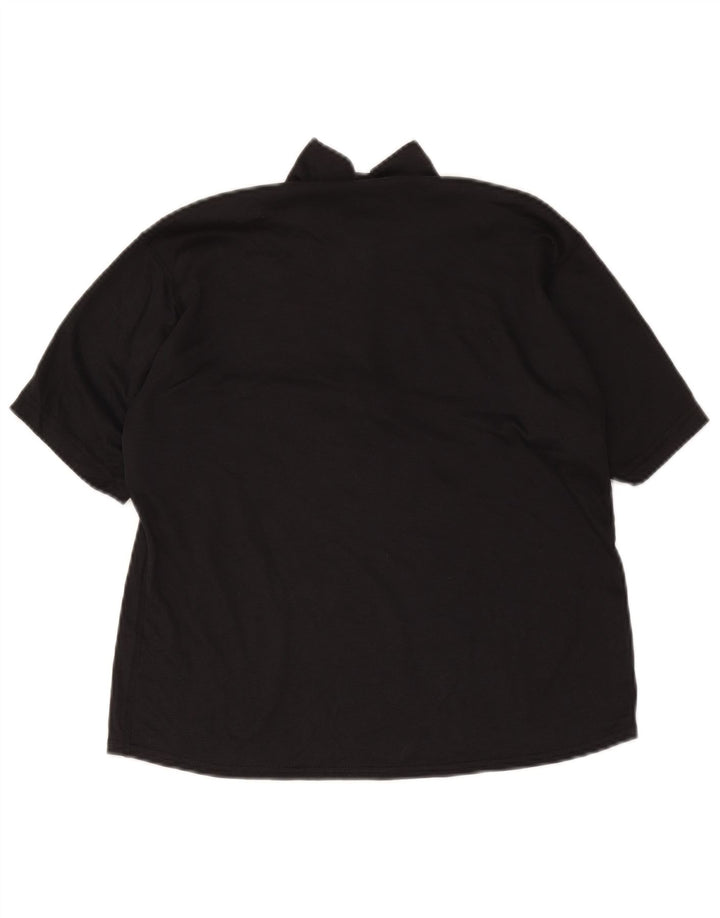 Tricou Patagonia pentru femei, cu fermoar, cu gât, UK 14 Poliester mediu negru