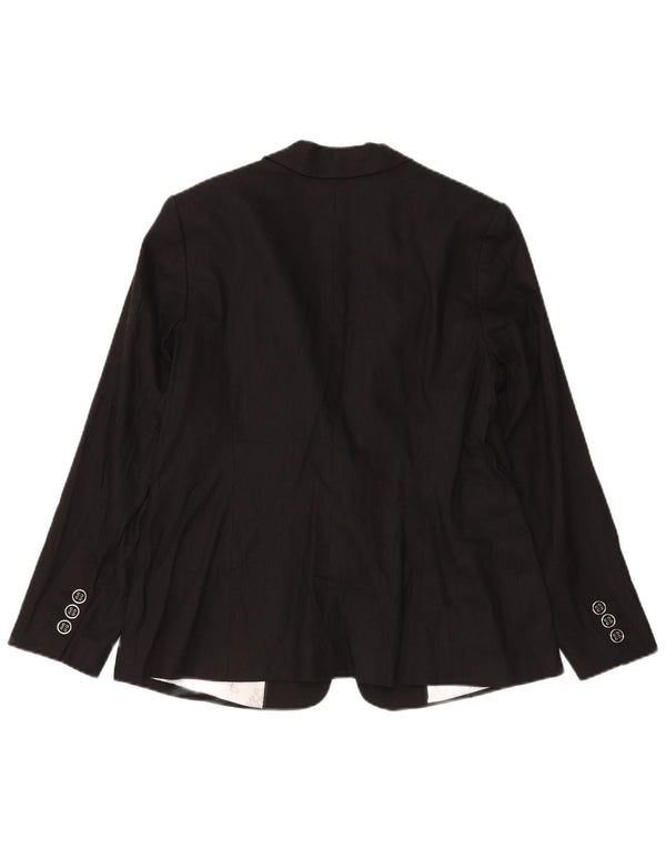 Sacou Marks & Spencer pentru femei, cu 1 nasture, UK 16, mare, negru, in
