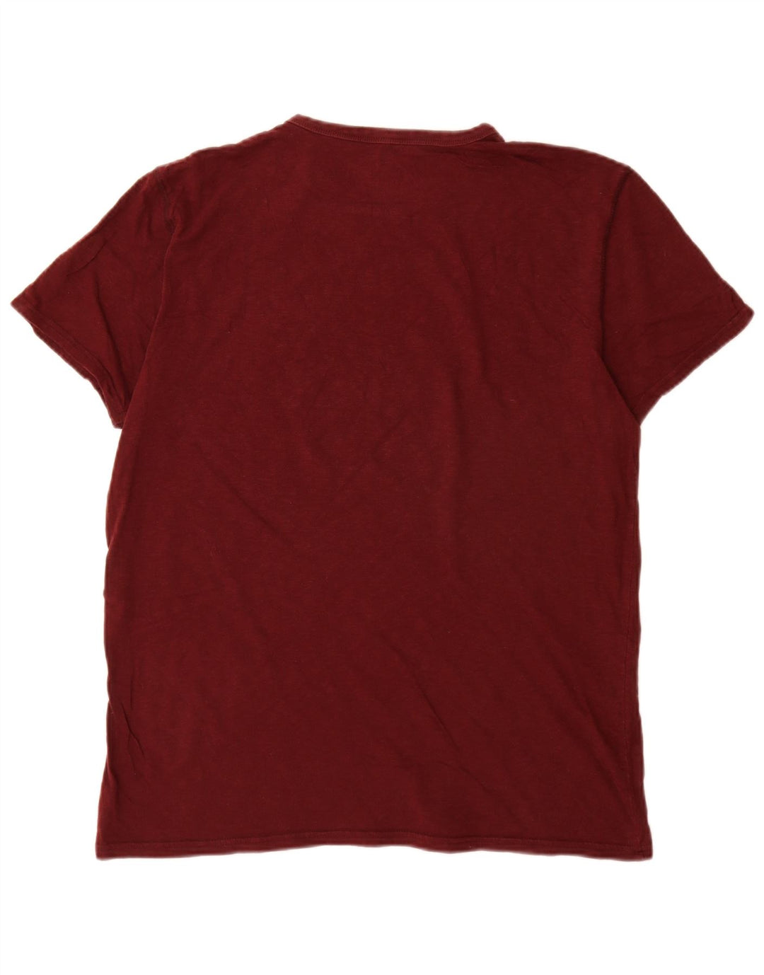 Tricou grafic pentru bărbați American Eagle Top mare din bumbac Burgundy