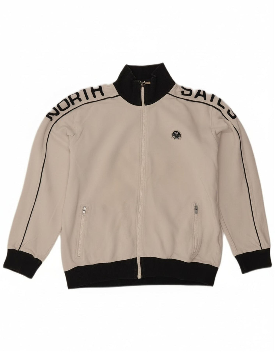 Jachetă de trening pentru fete North Sails 11-12 ani, alb, color block