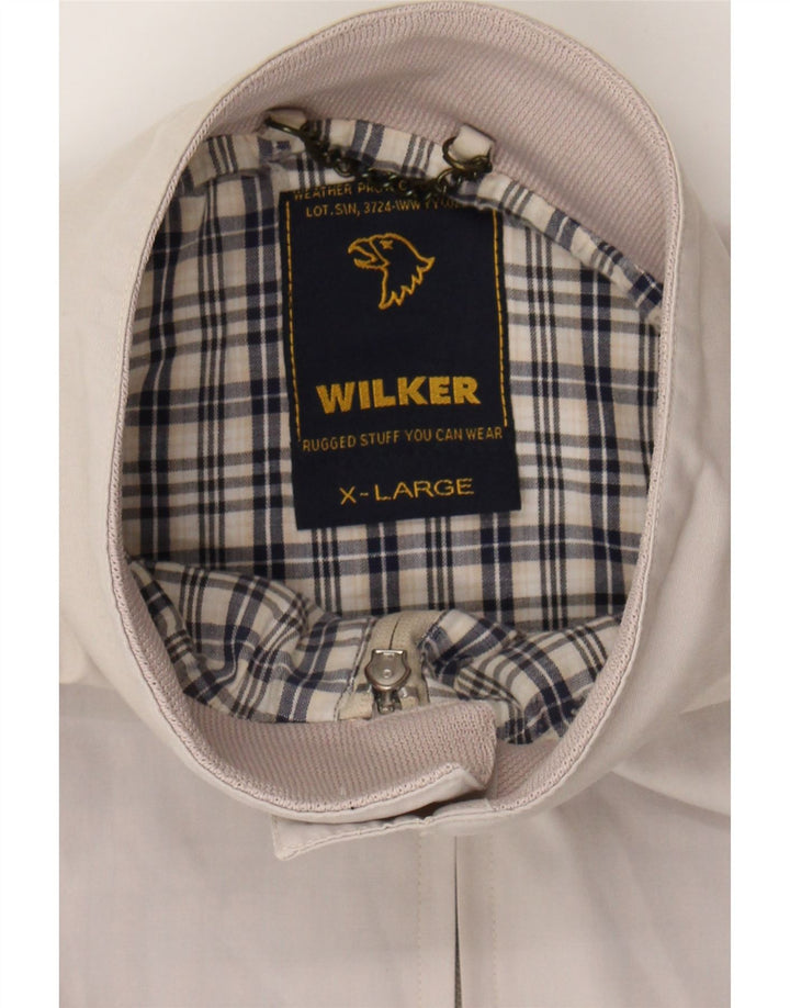 WILKER Womens Bomber Jacket UK 18 XL Pink Vintage Wilker and Second-Hand Wilker from Messina Hembry 