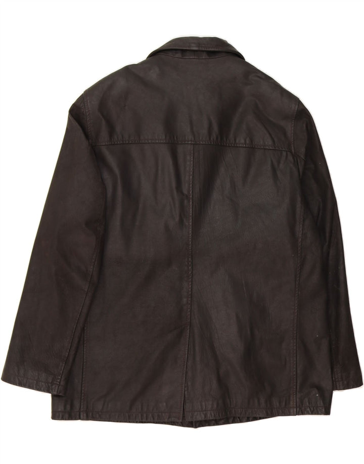 REMUS Mens Leather Jacket UK 46 3XL Brown Leather Vintage Remus and Second-Hand Remus from Messina Hembry 