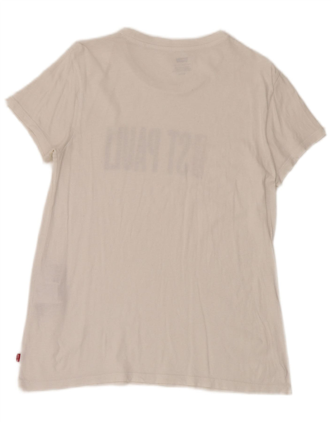 Tricou grafic Levi's pentru bărbați Top mic, alb, bumbac