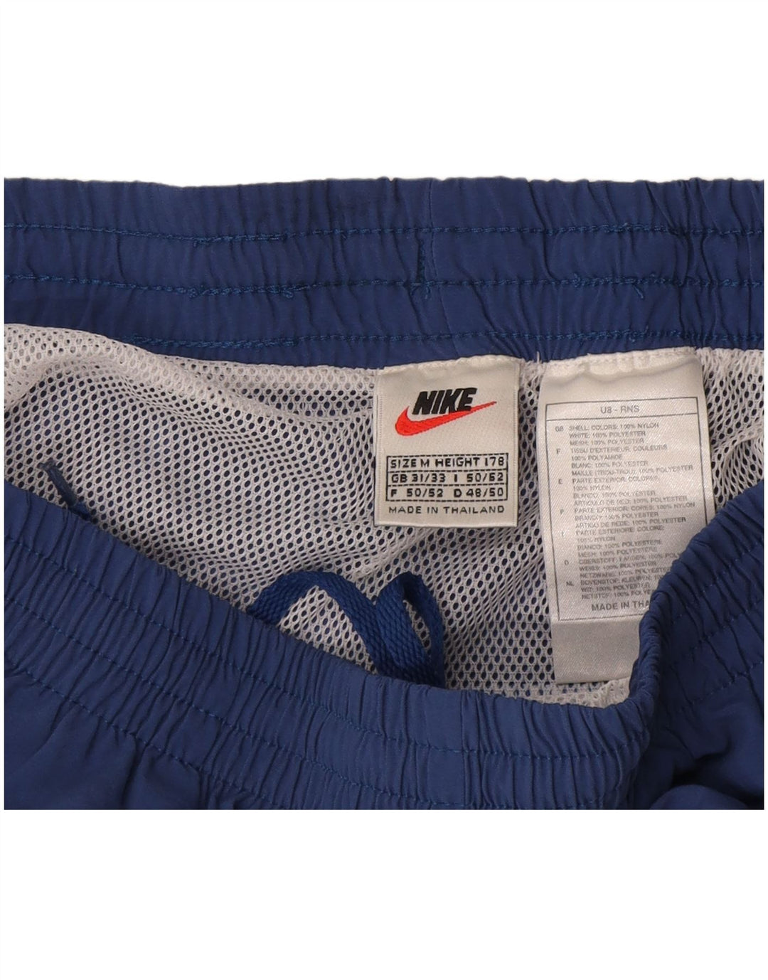 Pantaloni scurți de înot grafic pentru bărbați Nike, albastru mediu, nailon color bloc