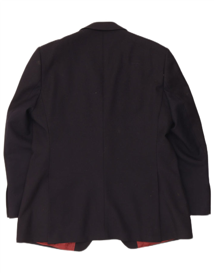 Blazer pentru bărbați Magee, cu 2 nasturi, UK 44 Lână mare, albastru bleumarin