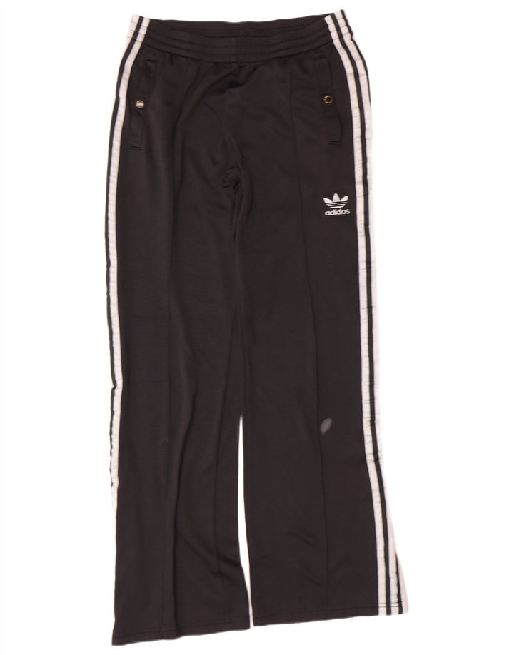 ADIDAS Womens Tracksuit Trousers EU 40 Medium  Black Polyamide