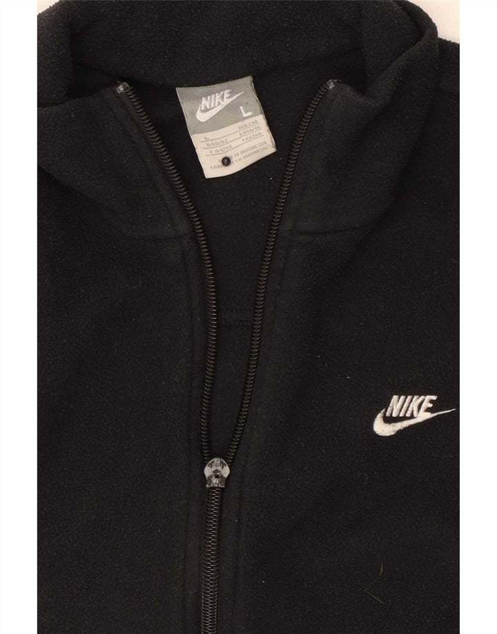 Jachetă Fleece Nike pentru femei UK 14/16 Large Negru