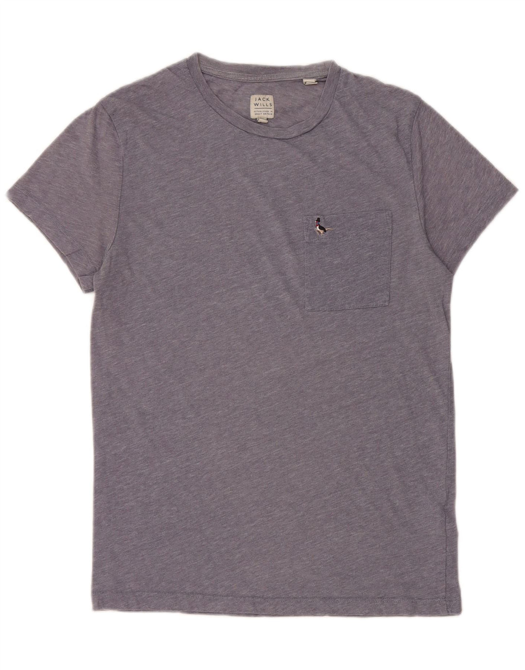 Tricou Jack Wills pentru bărbați Top mic albastru bumbac cu pete