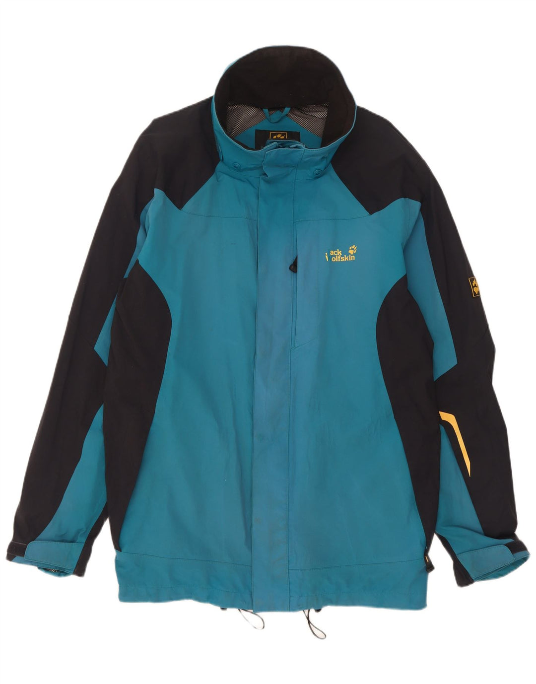 Jack Wolfskin Jachetă de ploaie pentru bărbați UK 44/46 XL Albastru din poliamidă color bloc