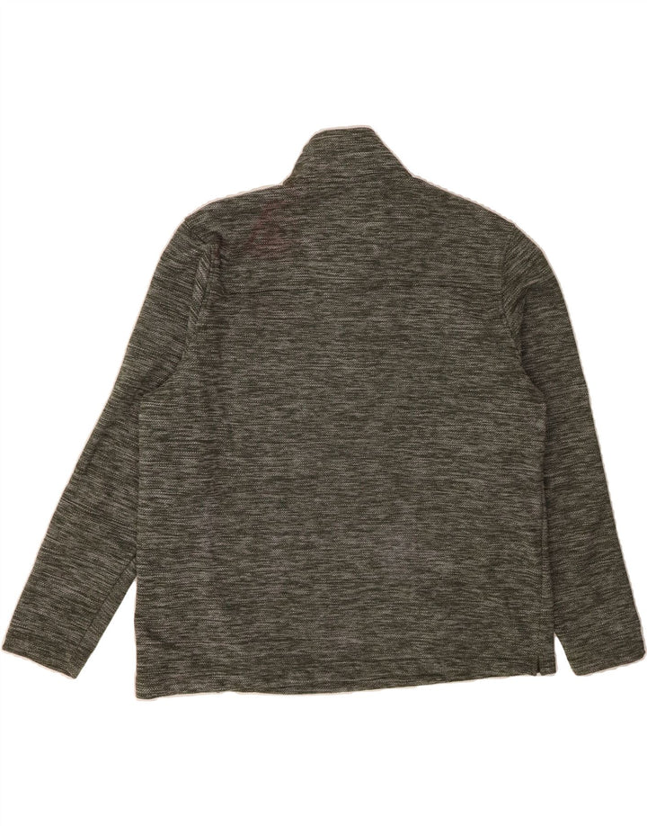 MOUNTAIN WAREHOUSE Mens Zip Neck Sweatshirt Jumper 3XL Grey Polyester Vintage Mountain Warehouse and Second-Hand Mountain Warehouse from Messina Hembry 