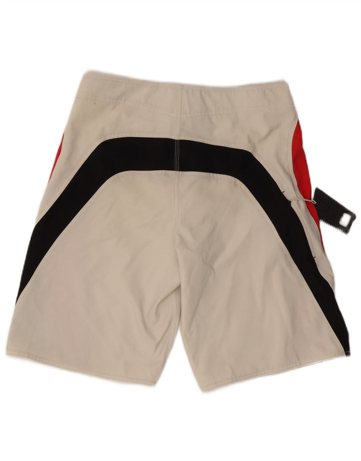 Pantaloni scurți casual pentru bărbați Bear W32 Medium White Colorblock Poliester