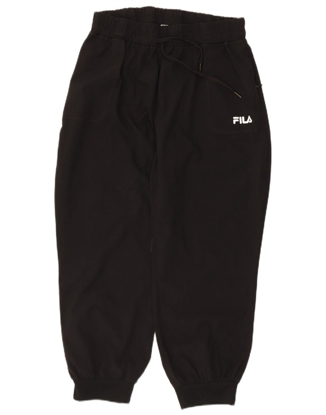 Pantaloni de trening Fila pentru femei Joggeri UK 14 Poliester negru mare