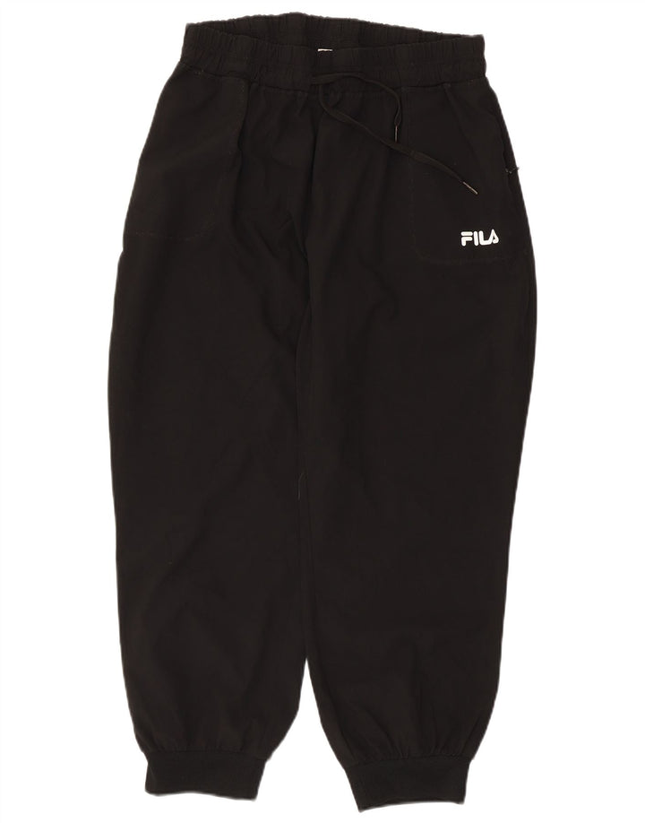 Pantaloni de trening Fila pentru femei Joggeri UK 14 Poliester negru mare