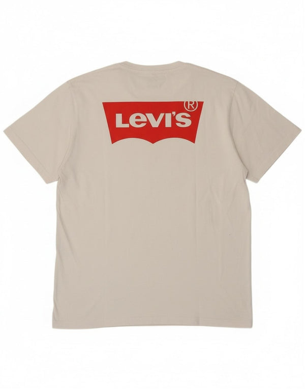 Tricou grafic pentru bărbați Levi's Top Medium White Bumbac