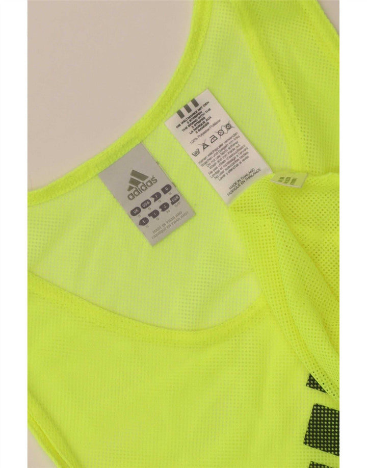 Vesta grafică pentru bărbați Adidas Top Mic Galben Poliester