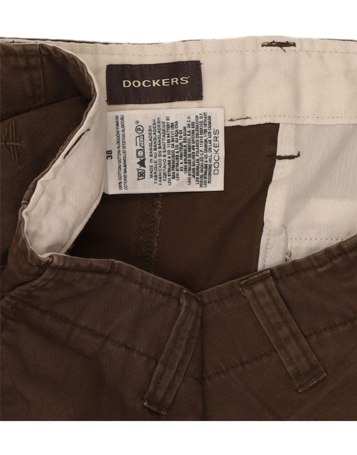 DOCKERS Mens Chino Shorts W38 XL Brown Cotton Vintage Dockers and Second-Hand Dockers from Messina Hembry 