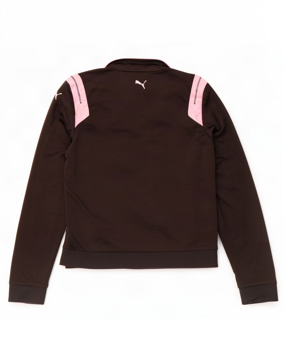 Jachetă de top pentru trening Puma pentru femei UK 10 Small Black Colorblock