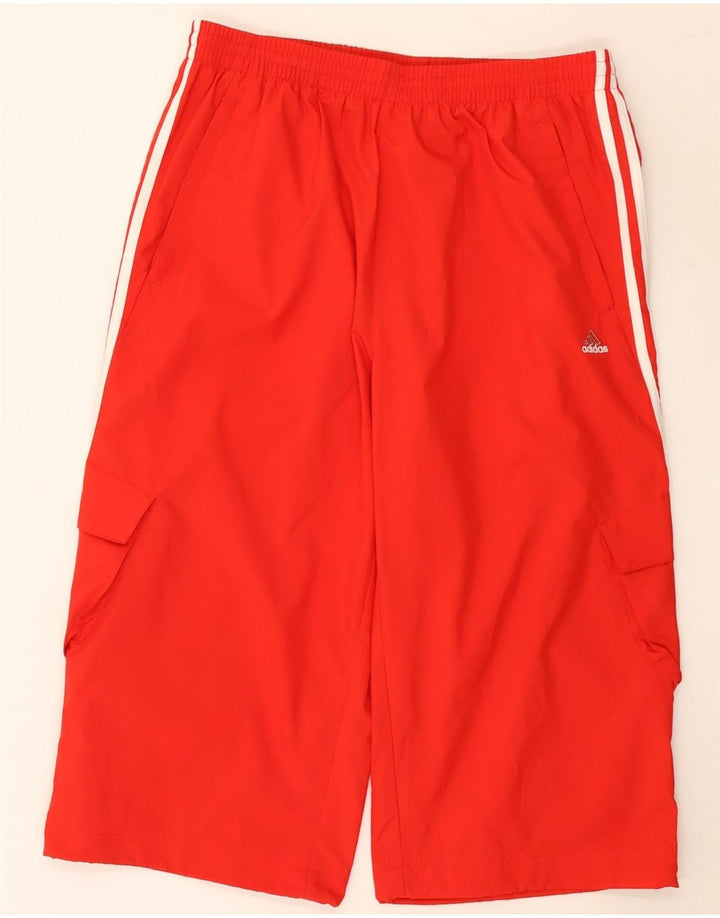 Pantaloni scurți sport pentru bărbați Adidas Bermuda Cargo, mare, roșu, nailon