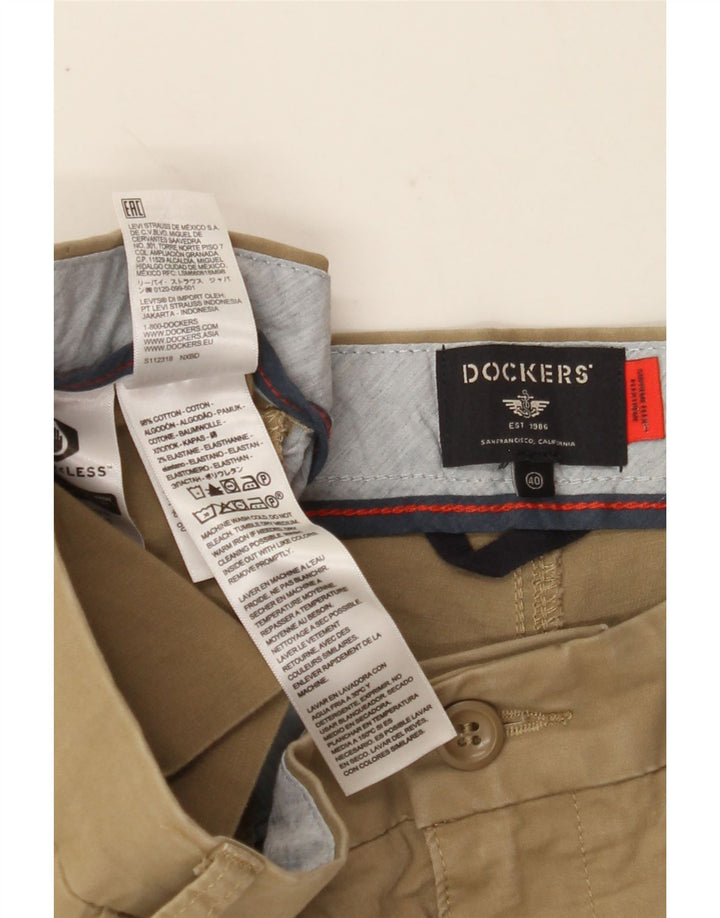 DOCKERS Mens Chino Shorts W40 XL Brown Cotton Vintage Dockers and Second-Hand Dockers from Messina Hembry 