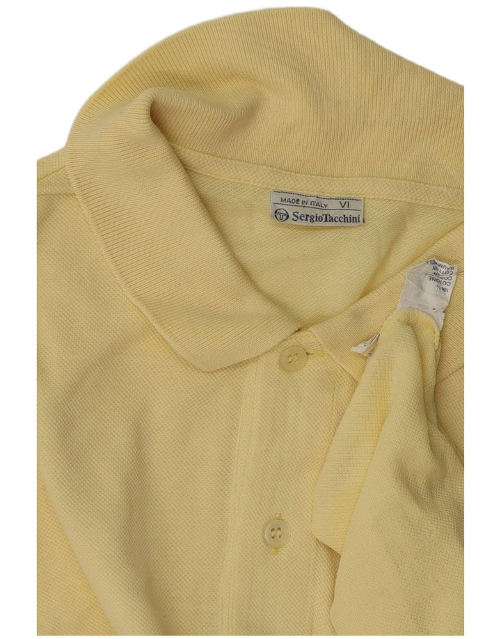 SERGIO TACCHINI Tricou Polo pentru bărbați Bumbac galben mediu