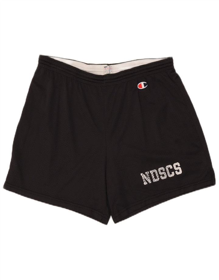 Pantaloni scurți sport grafic pentru bărbați Champion XL, nailon negru