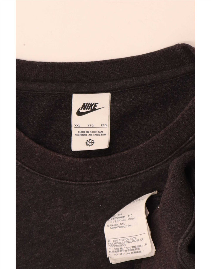 Pulover Nike pentru bărbați, 2XL, bumbac gri