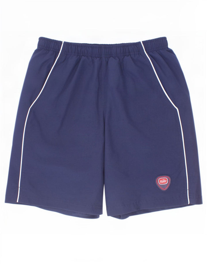 Pantaloni scurți sport Nike pentru băieți 12-13 ani, mari, bleumarin, poliester