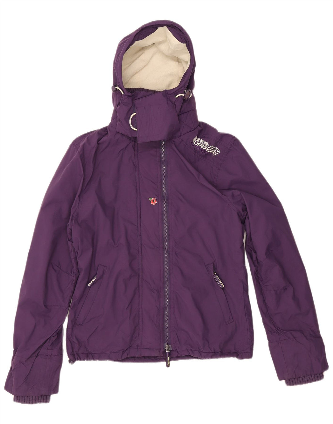 Jachetă Windbreaker pentru femei Superdry The Windcheater UK 14, violet mediu