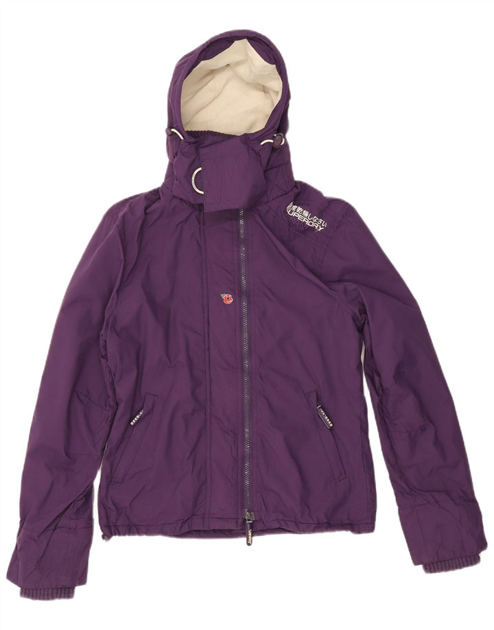 Jachetă Windbreaker pentru femei Superdry The Windcheater UK 14, violet mediu