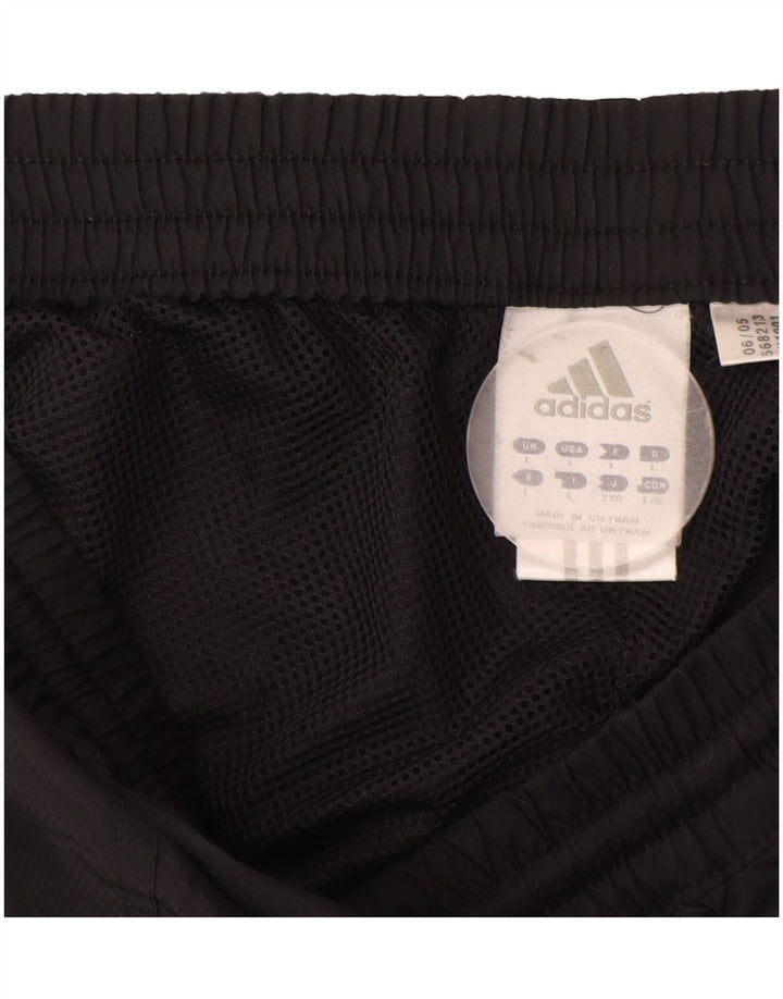 Pantaloni de trening Adidas pentru bărbați, mari, negru, poliester