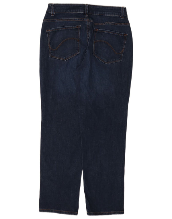 Blugi conici curbat din seria modernă Lee pentru femei US 6 Medium W28 L26 Bleumarin