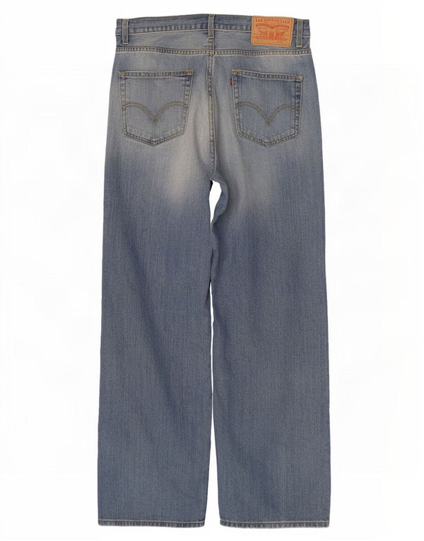 Jeans Levi's 569 Straight Loose W36 L34 Bumbac albastru