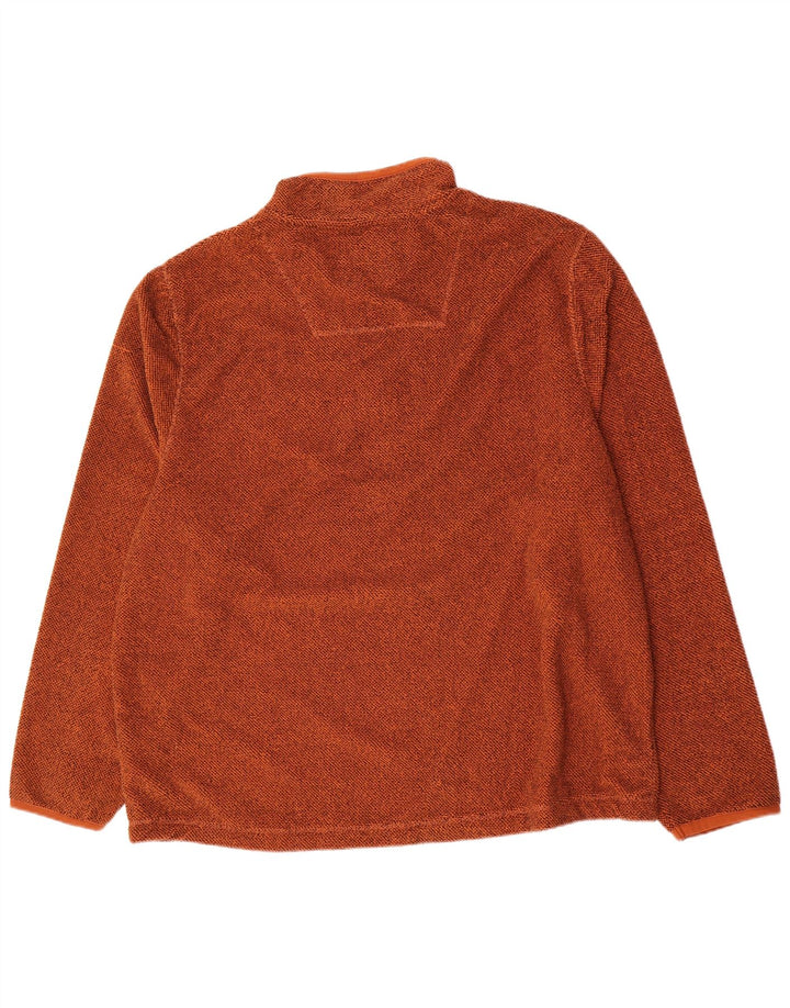Pulover din lână pentru bărbați Weird Fish, cu fermoar, 4XL, maro, poliester