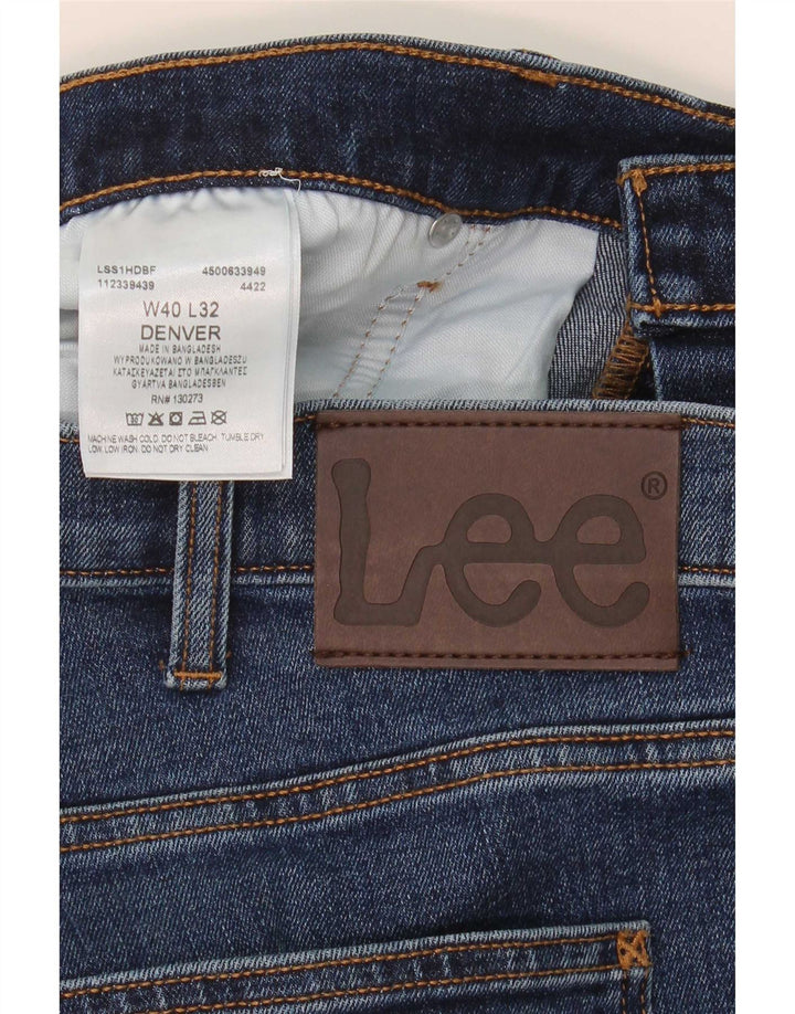 Blugi pentru bărbați Lee Denver Bootcut W40 L32, bumbac albastru
