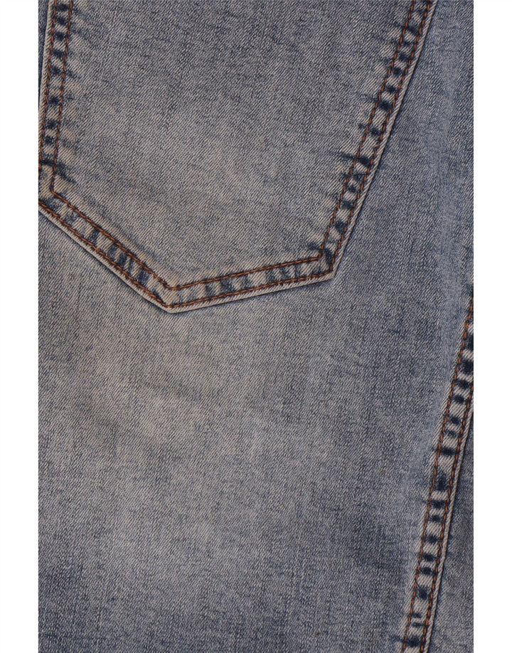 Fusta de blugi pentru femei Billabong W30 bumbac albastru mediu