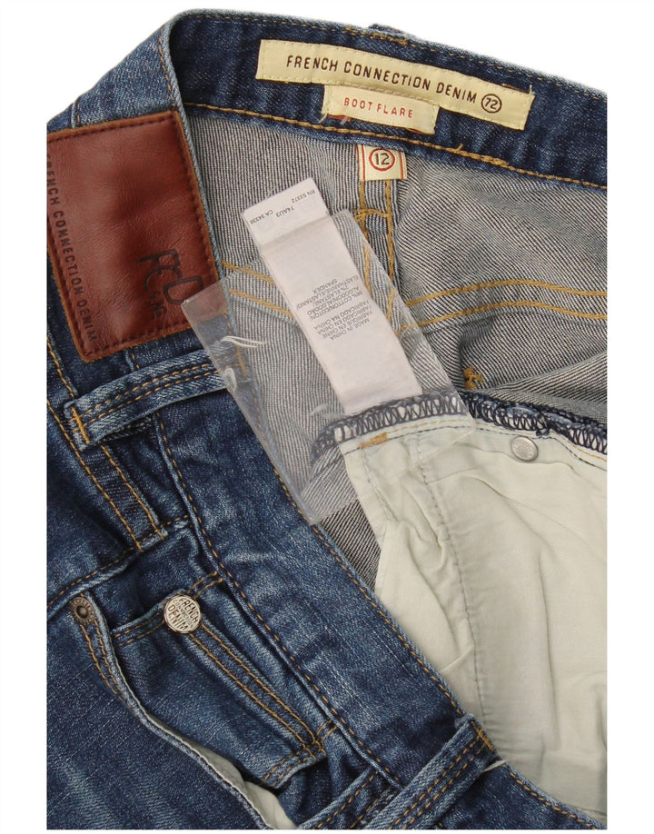 French Connection Blugi evazați Bootcut pentru femei UK 12 Medium W32 L34 Blue