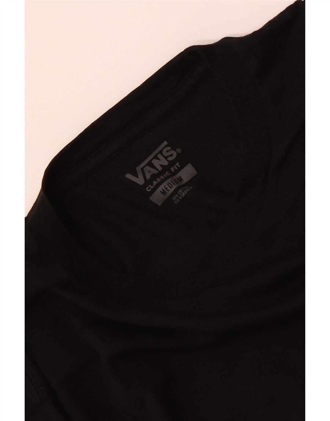 Tricou Vans Classic Fit Top Bumbac Negru Mediu