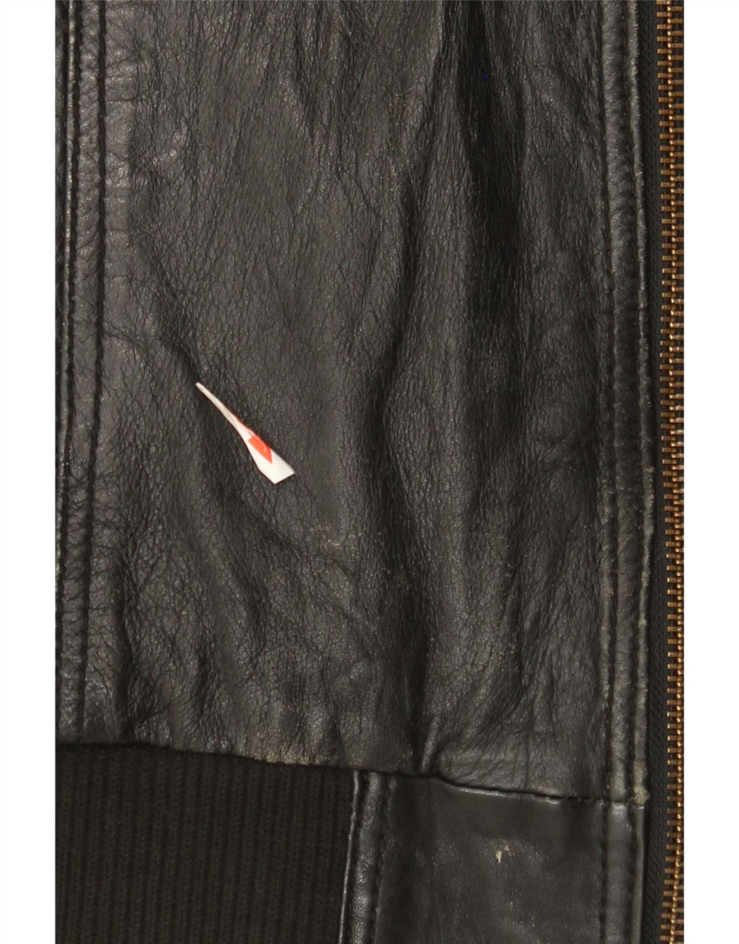 Jachetă militară din piele pentru bărbați Bench UK 38 Medium Black