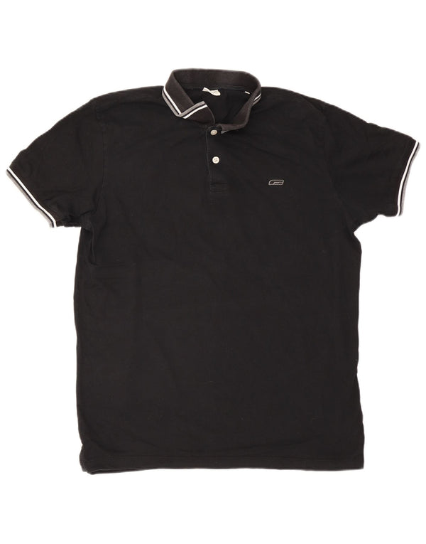 Tricou polo Jack & Jones pentru bărbați 2XL, bumbac cu dungi negre