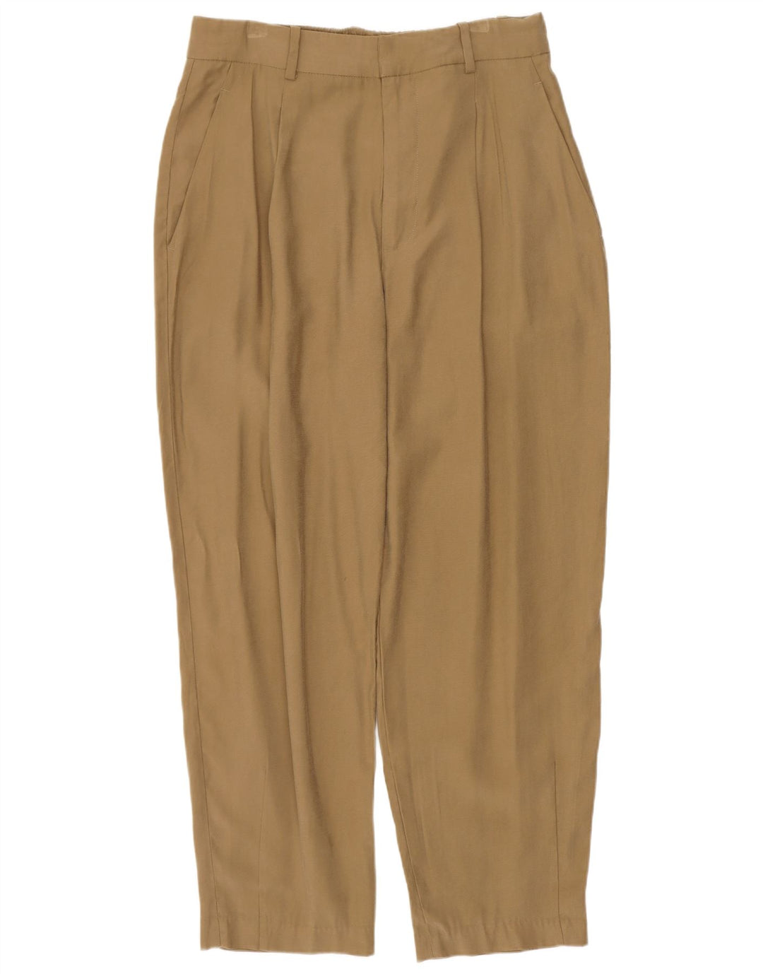 Pantaloni chino pentru femei Zara Medium L28 L26 Kaki Viscoza