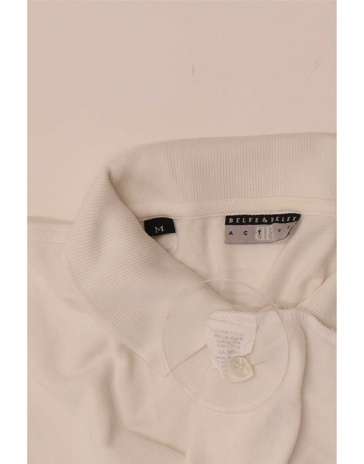 Belfe & Tricou Polo pentru bărbați, alb mediu