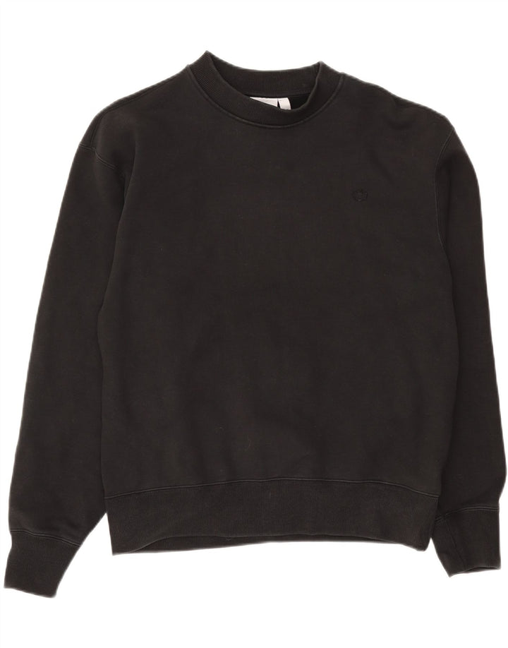 Pulover Adidas pentru bărbați, bumbac mediu negru