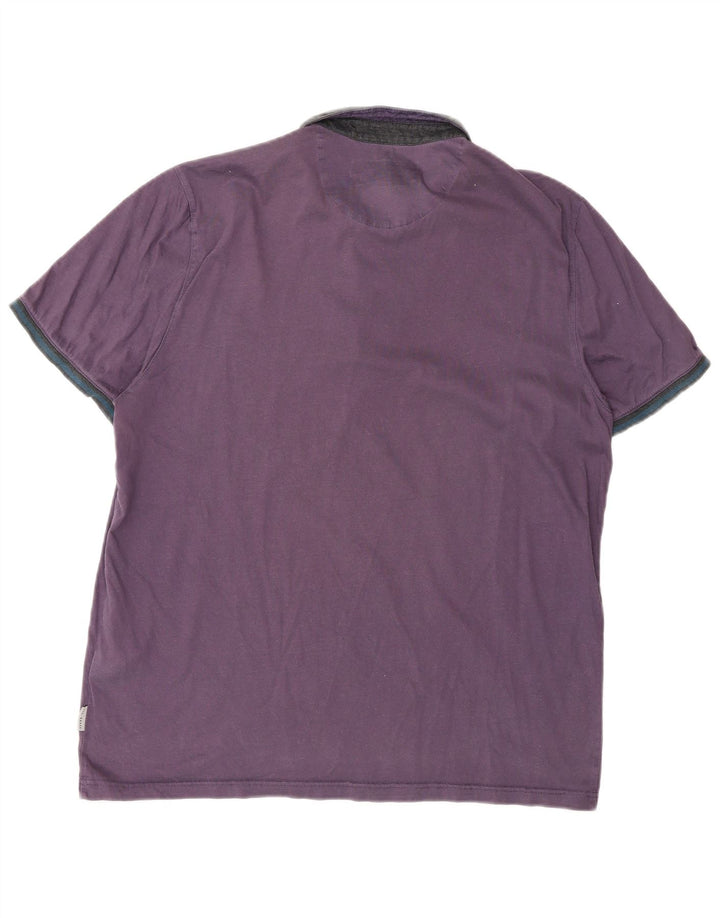 Tricou polo rugby pentru bărbați Ted Baker Mărimea 5 XL violet