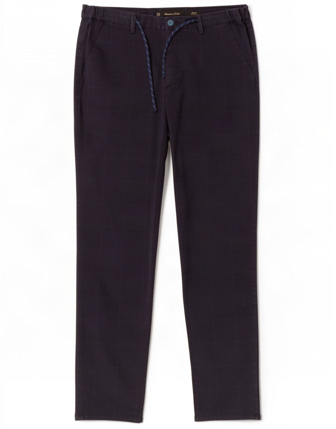Massimo Dutti Pantaloni chino pentru bărbați EU 42 Large W32 L32 Bleumarin Check