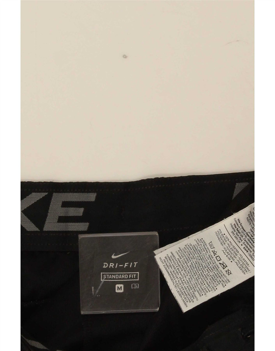 Pantaloni scurți sport standard Nike Dri Fit pentru bărbați, negru mediu, poliester color bloc