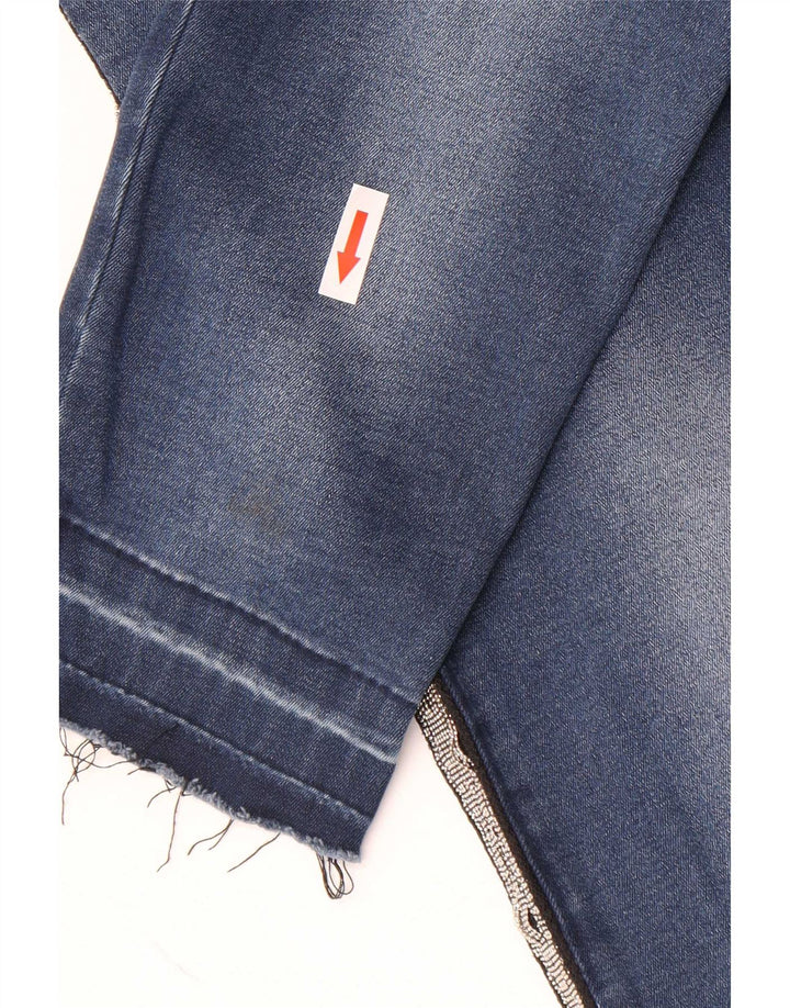 Blugi skinny pentru femei Benetton W27 L27 Albastru