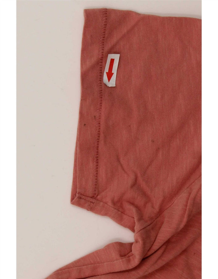 Tricou cu grafică obișnuită pentru bărbați Fat Face Top mic, roz, bumbac